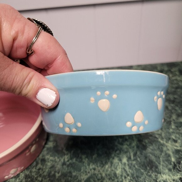 Pet Rage US  3 Small Pet Porcelain Dishes - Picture 4 of 7